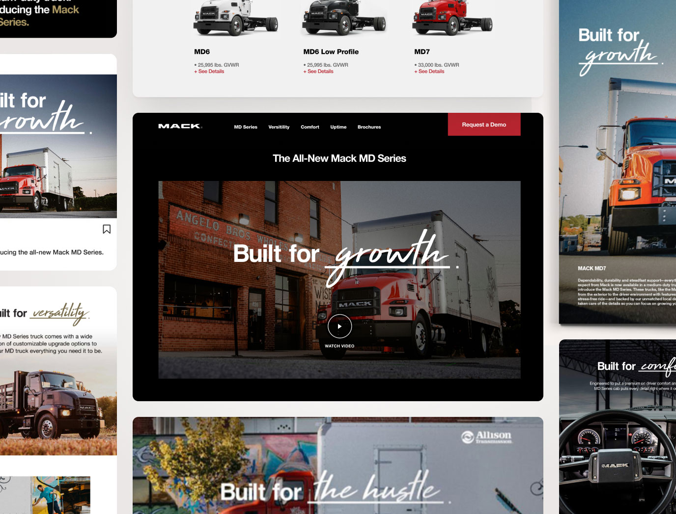 Example of Mack websites